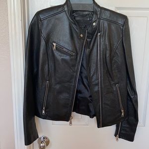 Andrew Marc Genuine Leather Moto jacket